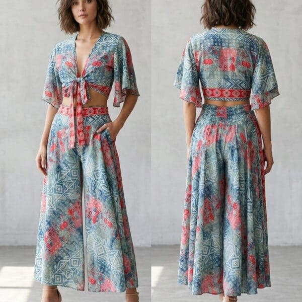 Nomad Patchwork Two-Piece Set