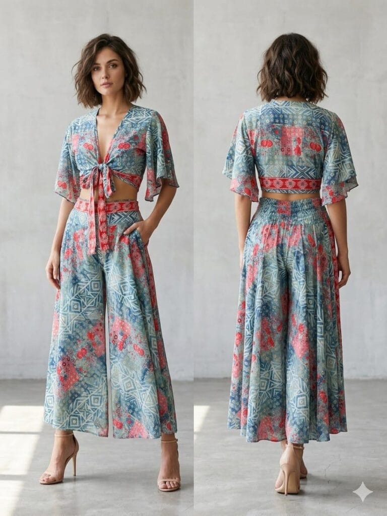 Nomad Patchwork Two-Piece Set
