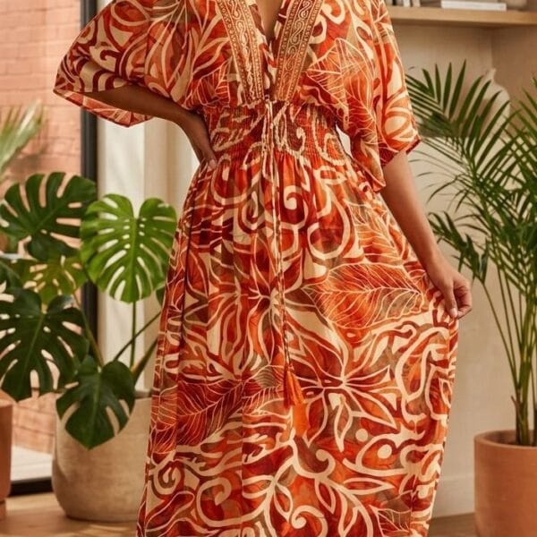 Mirage Dusk Kimono Maxi Dress