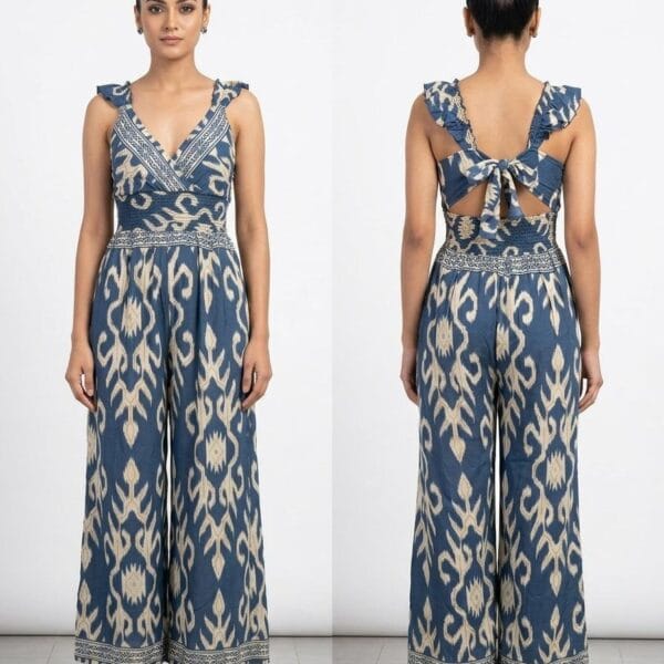 Tangier Spice Ruffle Strap Jumpsuit
