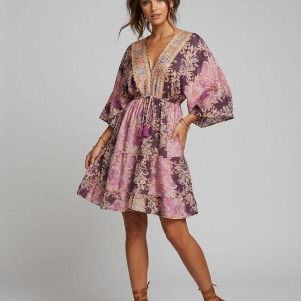 Antigua Breeze Kimono Mini Dress