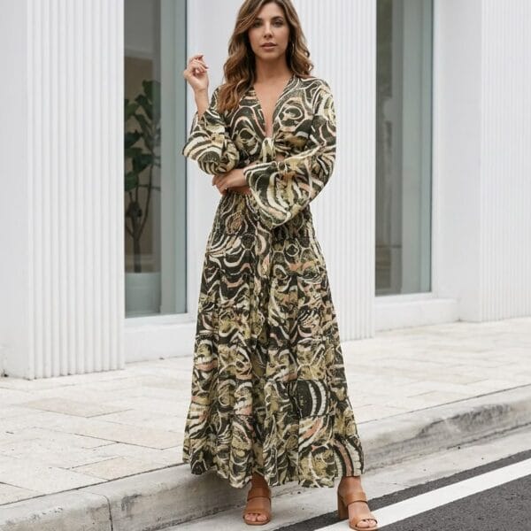 Grenada Spice Crop Top & Maxi Skirt Set