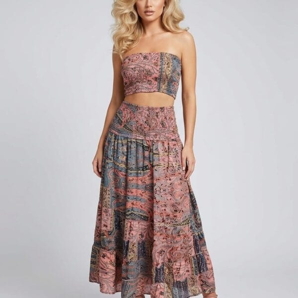 Patagonia Wind Tube Top & Maxi Skirt Set